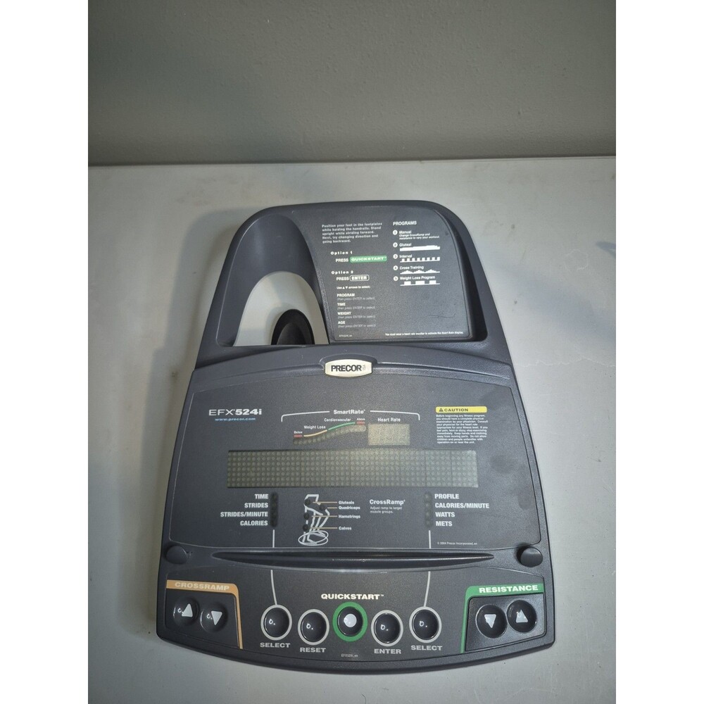 Precor EFX 524i Elliptical Display Console Panel Tested Working EFX524i